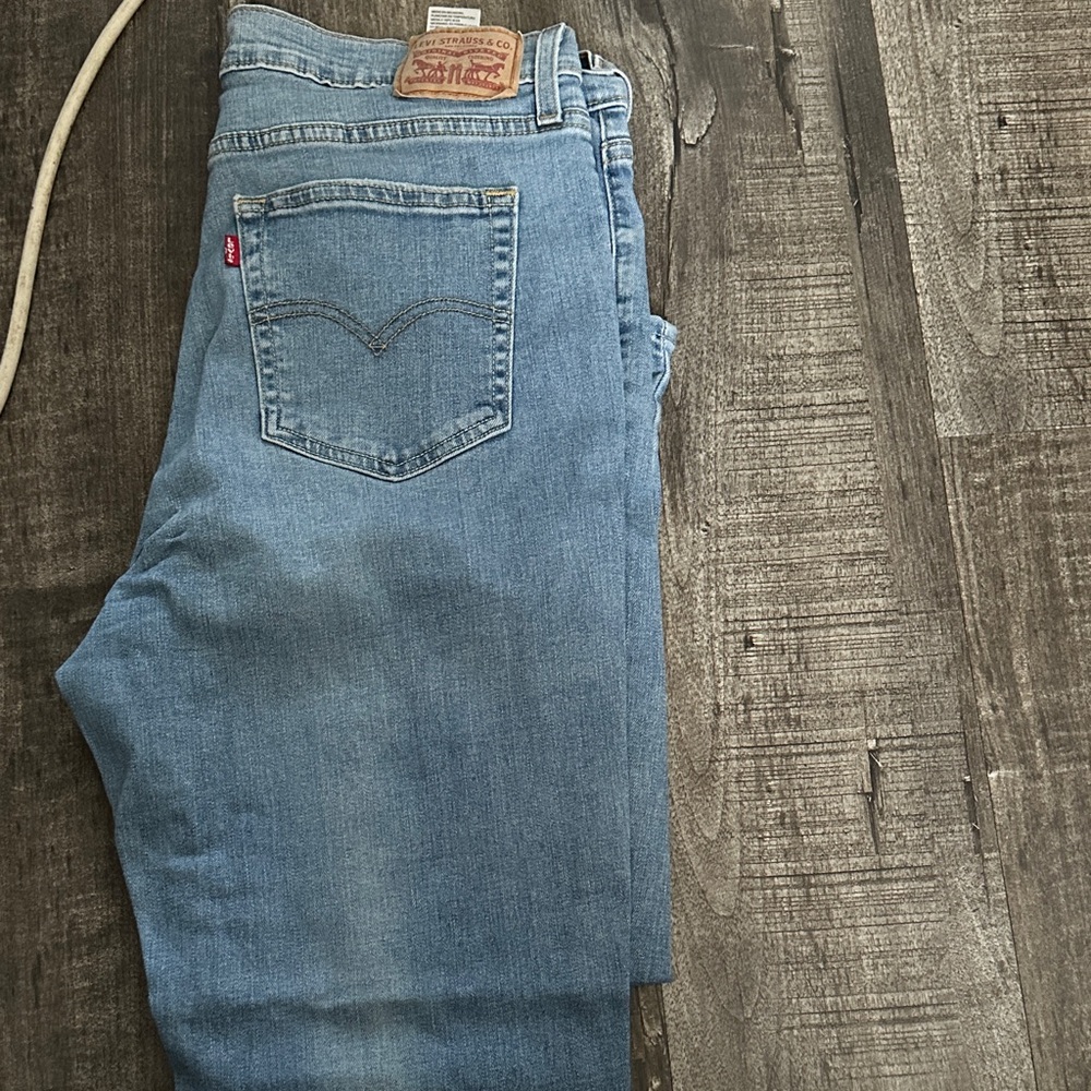 Levi's Women's Straight Leg Blue Jeans